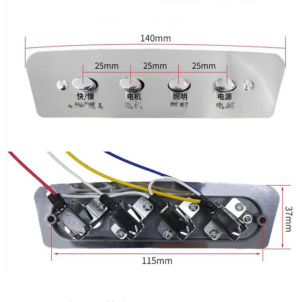 1pc interruptor de botão de pr - Commercial Kitchen Parts & Service avaliação e preço