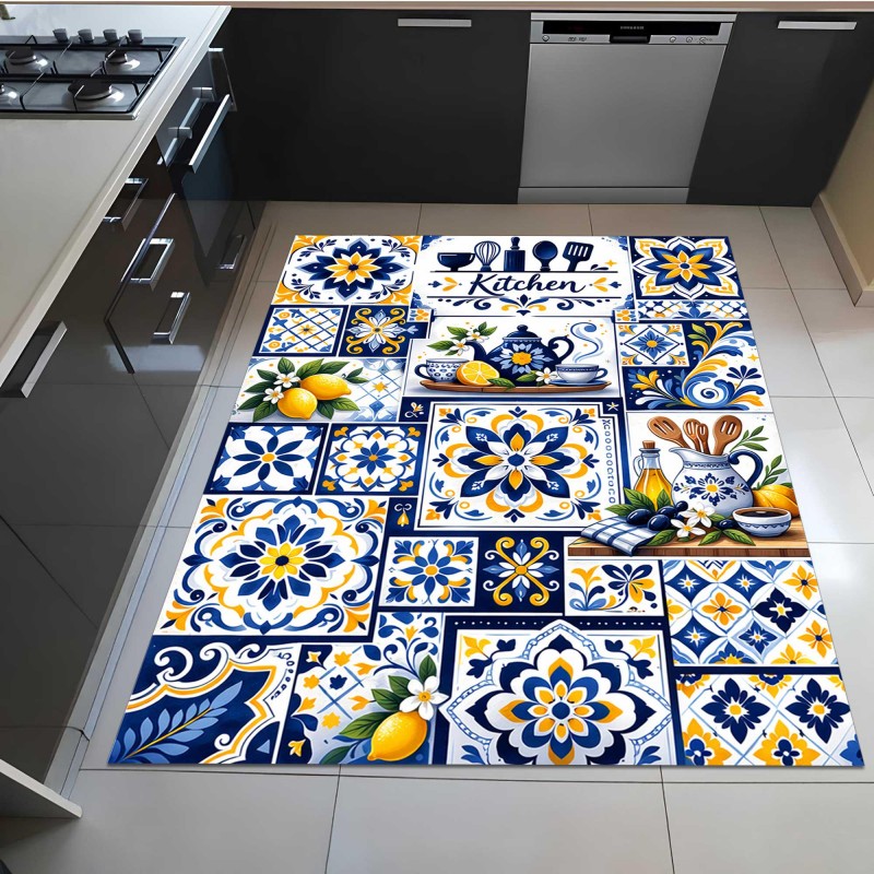 Tapete de cozinha com mosaico  - Commercial Kitchen Tile avaliação e preço